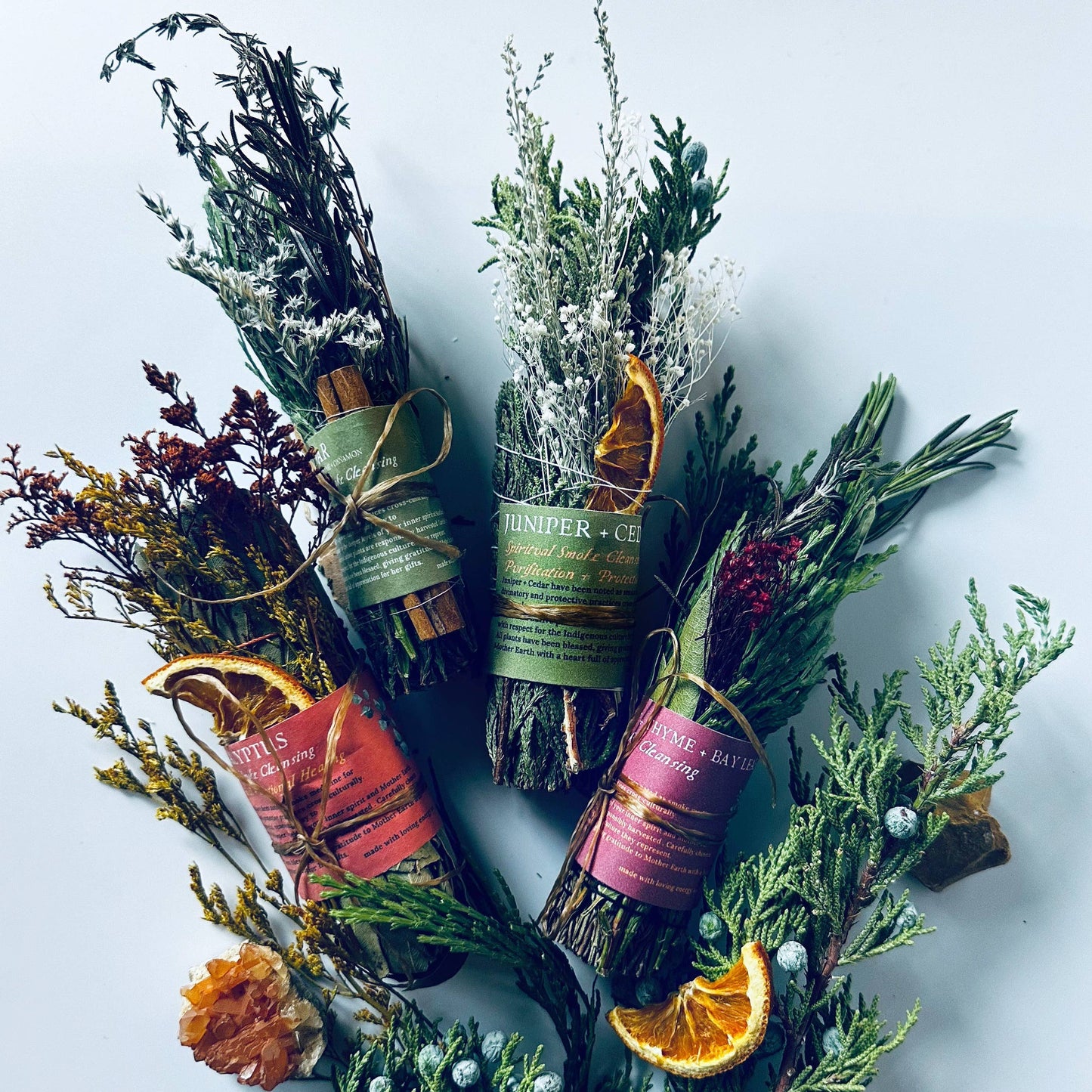 Juniper and Cedar Energy Cleansing Sticks
