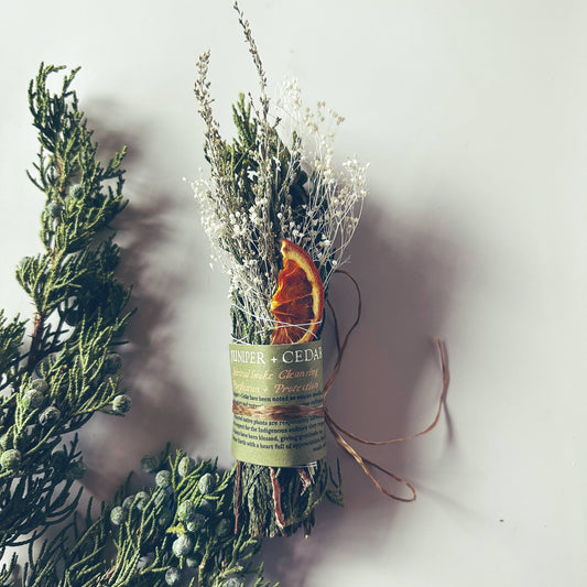Juniper and Cedar Energy Cleansing Sticks