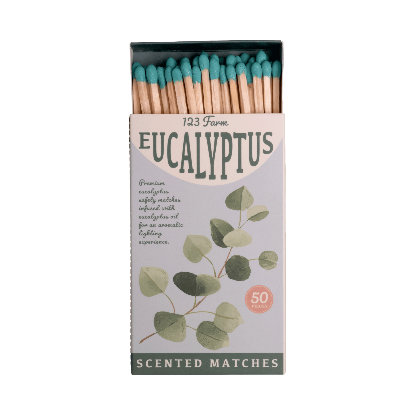 Eucalyptus Scented Matches, Long (3.78")